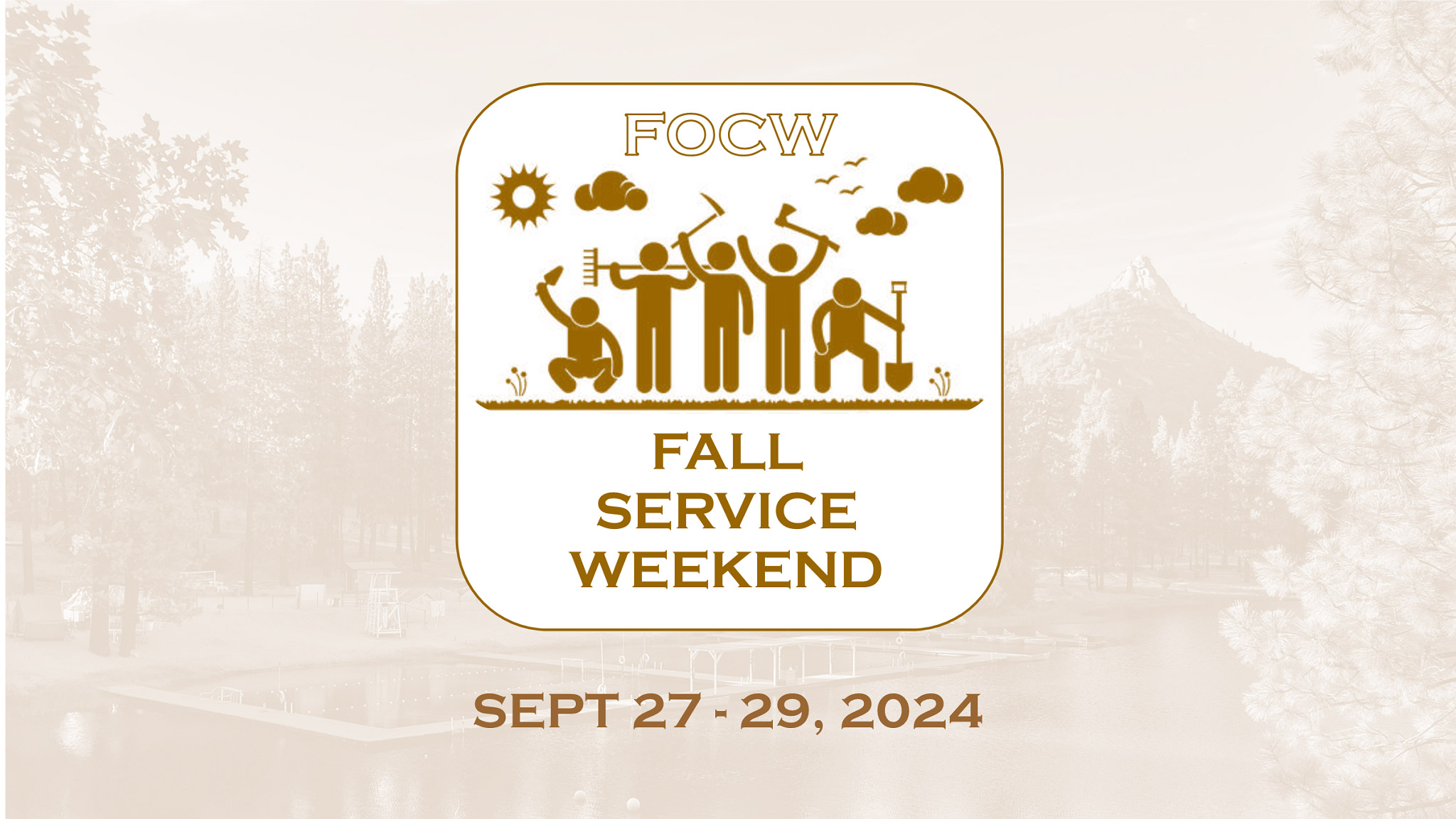2024 Fall Service Weekend